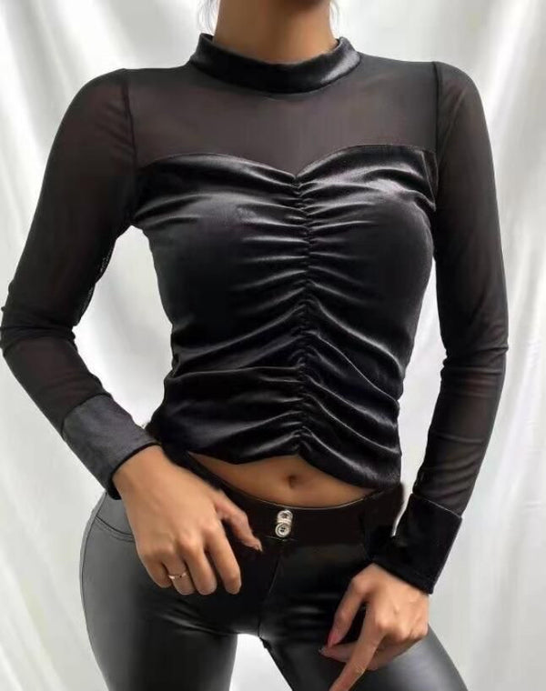 PULLOVER AUS ÖKO-LEDER