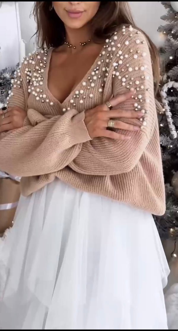 PERLENPULLOVER